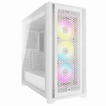 Corsair iCUE 5000D RGB AIRFLOW True white, tower case (white, tempered glass)