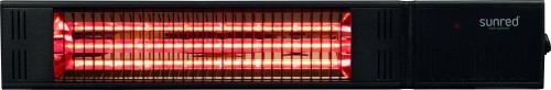 SUNRED  
         
       Heater RDS-15W-B, Fortuna Wall  Infrared, 1500 W, Black, IP55 image 1