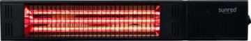 SUNRED  
         
       Heater RDS-15W-B, Fortuna Wall  Infrared, 1500 W, Black, IP55