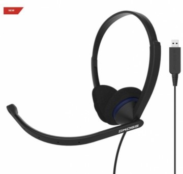 Koss  
         
       Headphones CS200 USB Wired, On-Ear, Microphone, USB Type-A, Black