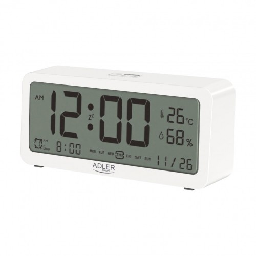 Adler  
         
       Alarm Clock AD 1195w White, Alarm function image 1