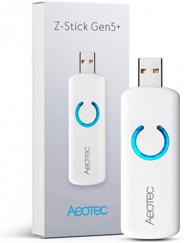 AEOTEC  
         
       Z-Stick - USB Adapter with Battery Gen5+, Z-Wave Plus image 1