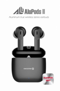 Swissten ALUPODS II TWS Bluetooth Стерео Гарнитура с Микрофоном