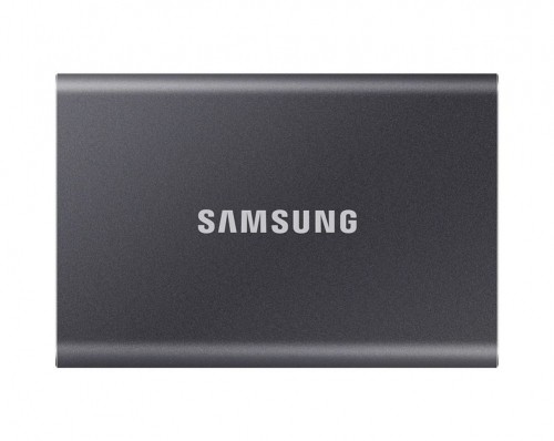 Samsung  
         
       Portable SSD T7 500 GB, USB 3.2, Grey image 1