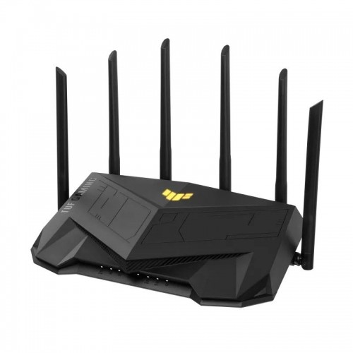 Asus  
         
       Dual Band WiFi6 Gigabit Router TUF Gaming AX6000  802.11ax, 1148+4804 Mbit/s, 10/100/1000 Mbit/s, Ethernet LAN (RJ-45) ports 5, Antenna type External image 1