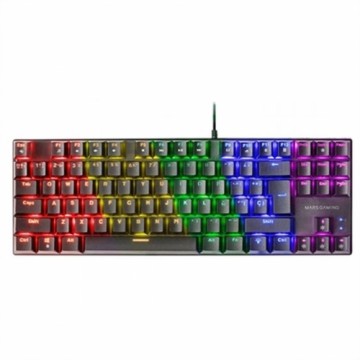 Klaviatūra Mars Gaming MK80 Spāņu Qwerty Melns RGB