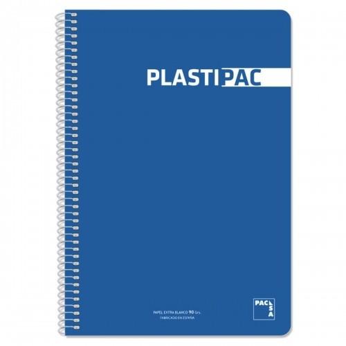 ноутбук Pacsa Plastipac Темно-синий 80 Листья Din A4 (5 штук) image 1