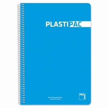 ноутбук Pacsa Plastipac бирюзовый 80 Листья Din A4 (5 штук)