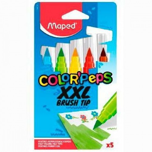 Marķieris Maped Color' Peps Jumbo XXL Daudzkrāsains 5 Daudzums (6 Daudzums) image 2