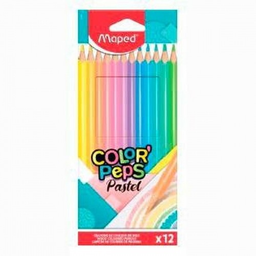 Цветные карандаши Maped Color' Peps Разноцветный 12 Предметы (12 штук) image 2