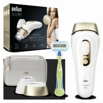 Matiņu likvidētājs Braun Silk expert Pro 5 PL5154 2 lietošanas veidi Pulsējoša gaisma