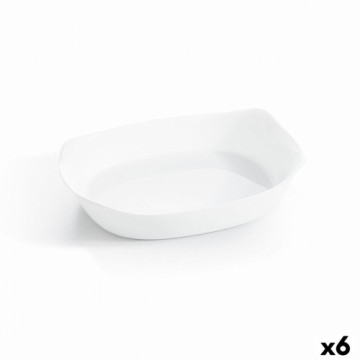 Pasniegšanas Plate Luminarc Smart Cuisine Taisnstūra Balts Stikls 30 x 22 cm (6 gb.)