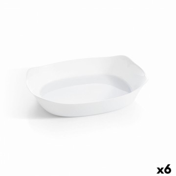 Поднос Luminarc Smart Cuisine Прямоугольный Белый Cтекло 38 x 27 cm (6 штук)