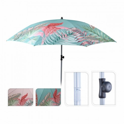 Bigbuy Garden Пляжный зонт Pro Beach Reguliuojamas dzīvnieki Ø 200 cm image 1