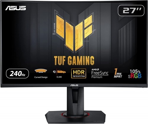 ASUS TUF Gaming VG27VQM - 27 - LED - 2x HDMI, DisplayPort, 2x USB-A-3.2, black image 1