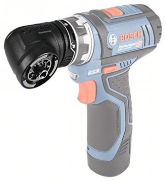Bosch FlexiClick-angle attachment GFA 12-W Professional, chuck (black, for electric screwdriver GSR 12V-15 FC)