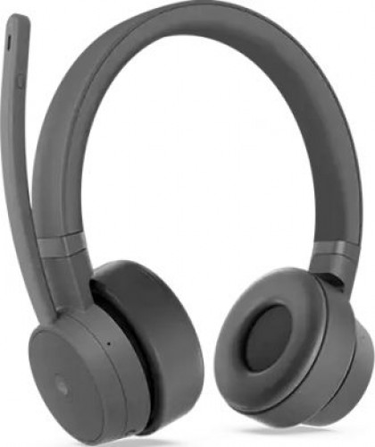 Lenovo  
         
       Go Wireless ANC Headset with Charging Stand Built-in microphone, Over-Ear, Noice canceling, Bluetooth, USB Type-C, Storm Grey image 1