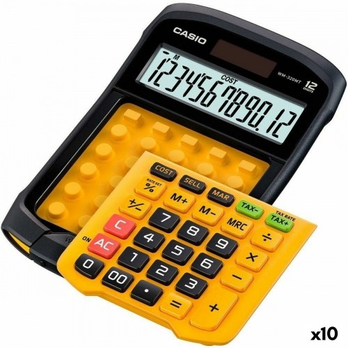 Kalkulators Casio WM-320MT Dzeltens 3,3 x 10,9 x 16,9 cm Melns (10 gb.) image 1