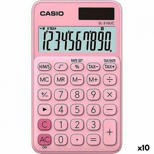 Kalkulators Casio SL-310UC Rozā (10 gb.) image 1