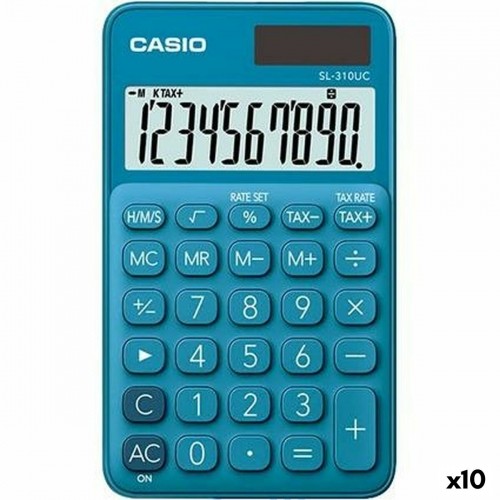 Калькулятор Casio SL-310UC Синий (10 штук) image 1
