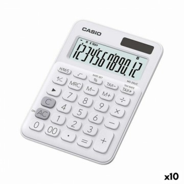 Калькулятор Casio MS-20UC 2,3 x 10,5 x 14,95 cm Белый (10 штук)