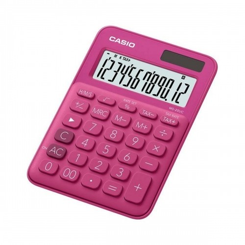 Калькулятор Casio MS-20UC Фуксия 2,3 x 10,5 x 14,95 cm (10 штук) image 2