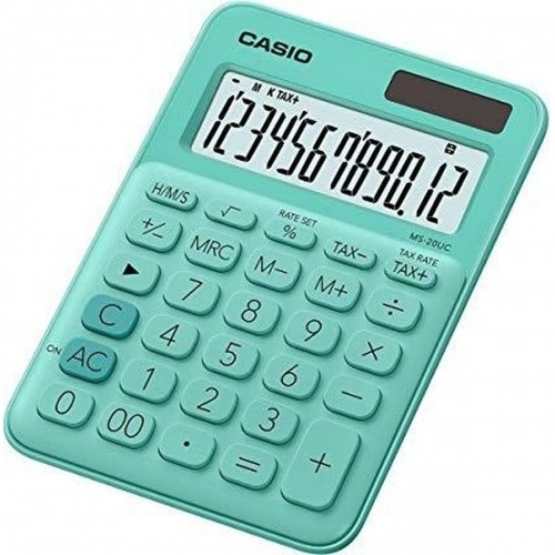 Kalkulators Casio MS-20UC 2,3 x 10,5 x 14,95 cm Zaļš (10 gb.) image 2