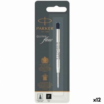 pildspalvu uzpilde Parker Quink Flow Melns 0,8 mm (12 gb.)