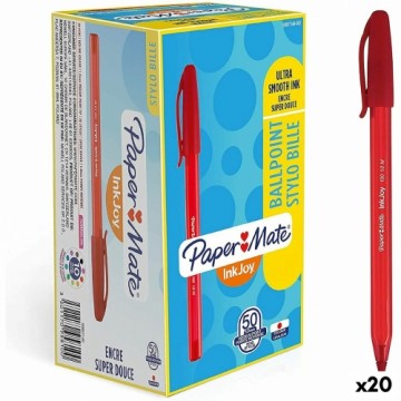 Ручка Paper Mate Inkjoy 50 Предметы Красный 1 mm (20 штук)