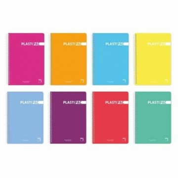 ноутбук Pacsa Разноцветный 80 Листья Din A4 (5 штук)