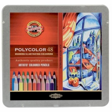 Цветные карандаши Michel Polycolor Разноцветный 48 Предметы