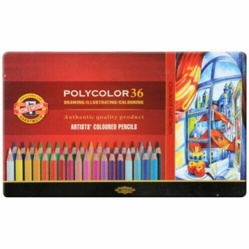 Цветные карандаши Michel Polycolor Разноцветный 36 Предметы