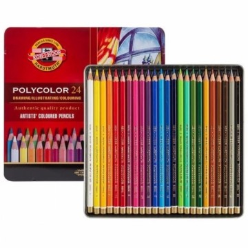 Цветные карандаши Michel Polycolor Разноцветный 24 Предметы