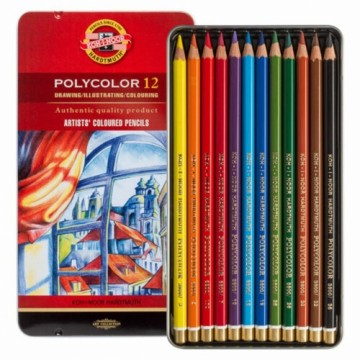 Цветные карандаши Michel Polycolor Разноцветный 12 Предметы