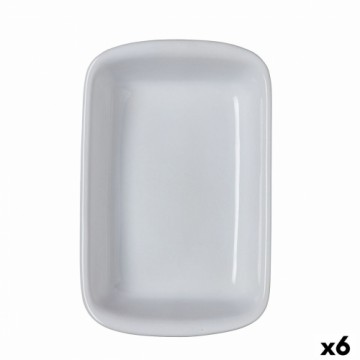 Форма для выпечки Pyrex Supreme Прямоугольный 30,2 x 20 x 7,4 cm Керамика Белый (6 штук)
