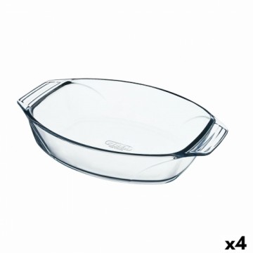 Форма для выпечки Pyrex Irresistible овальная 39,5 x 27,5 x 7 cm Прозрачный Cтекло (4 штук)
