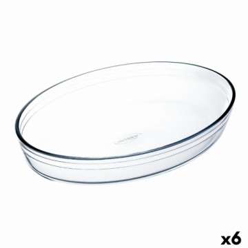 Форма для выпечки Ô Cuisine овальная 26,2 x 17,9 x 6,2 cm Прозрачный Cтекло (6 штук)