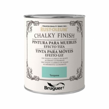 Краска Bruguer Chalky Finish бирюзовый 750 ml