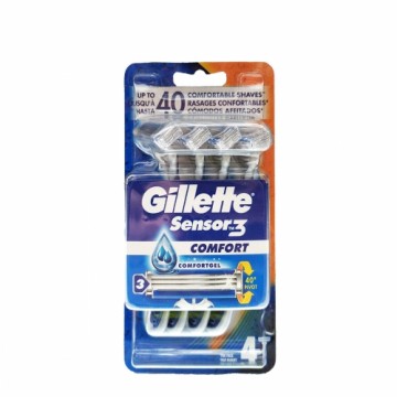 Станок для бритья Gillette Sensor 3 Confort (4 штук)
