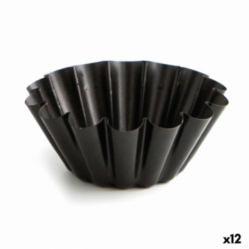 Форма для флана Quid Sweet Grey Ø 14 cm Чёрный (12 штук)