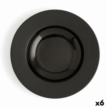 Глубокое блюдо Ariane Antracita Керамика Чёрный Ø 26 cm (6 штук)