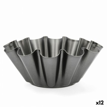 Форма для флана Quid Sweet Grey Чёрный 23 x 9 cm (12 штук)