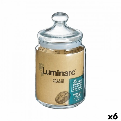 Burka Luminarc Club Caurspīdīgs Stikls 1,5 L (6 gb.) image 1
