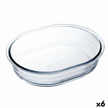 Форма для выпечки Ô Cuisine Овальный Прозрачный 25 x 20 x 6 cm (6 штук)