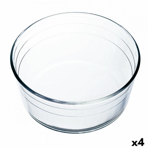 Krāsns Veidne Ô Cuisine Souffle Caurspīdīgs 22 x 22 x 10 cm Stikls (4 gb.) image 1