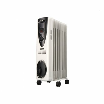 Масляный радиатор (9 секций) EDM Белый 2000 W