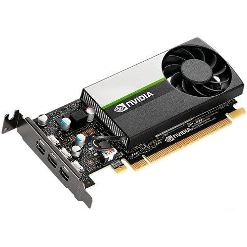 PNY GPU NVIDIA T400 4GB GDDR6 64bit, 1.094 TFLOPS, 30W, 3x mDP, Low Profile, 1 fan, 1 slot image 1