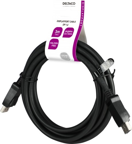 DisplayPort Cable 3m / Displayport kabelis 3M image 3