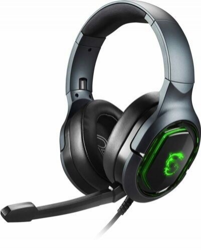 MSI  
         
       Immerse GH50 Gaming Headset, Wired, Black image 1