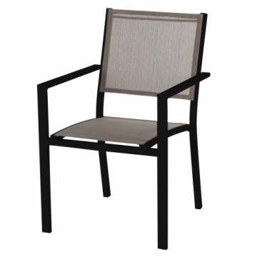 Bigbuy Home Садовое кресло Thais 55,2 x 60,4 x 86 cm Grafīts Pelēkbrūns Alumīnijs